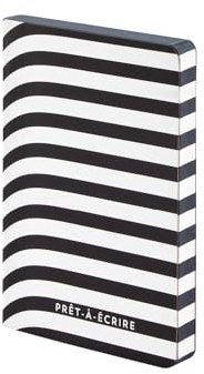 Nuuna Notizbuch A6 Graphic S - Prêt-à-écrire, Leder weiß | Dotted Journal | 2.5 mm Mini-Punktraster Grau | 176 nummerierte Seiten | 120 g Premium-Papier | made in Germany