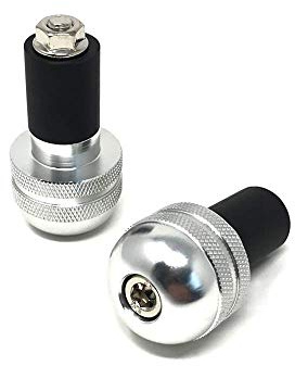 Motorrad Lenkergewichte Eloxiert Für 22mm 7/8 Lenker - Silbern