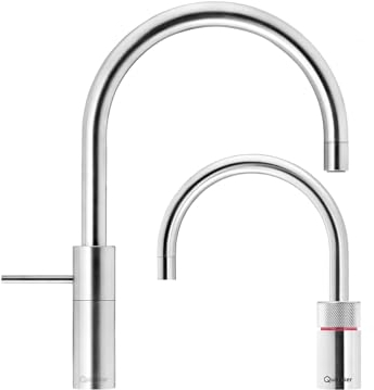 Quooker COMBI 2.2 E Nordic Round TwinTaps RVS (Voll-Edelstahl)