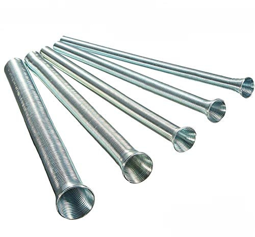 5 Pz Molla Piegatura Tubi Strumento Tubo per Rame Alluminio Tubo Piegatura Utensili A Mano