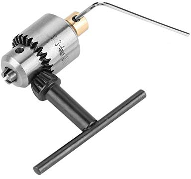 Bohrer-Adapter Mini Bohrfutter Micro 0.3-4mm Taper Mounted Bohrfutter und Schlüssel w/Chuck Key Lathe Zubehör
