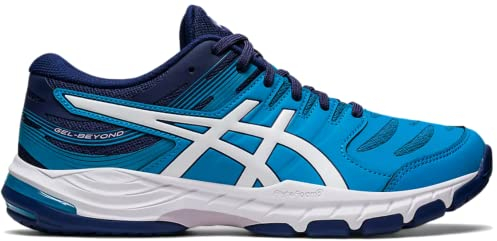 ASICS Herren Gel-Beyond 6 Volleyball Shoe, Island Blue/White, 42 EU
