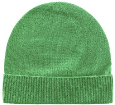 Zwillingsherz Grobstrick-Wintermütze aus 100% Kaschmir - Hochwertige Unisex Strickmütze im Uni Design für Damen Jungen Mädchen - Hat – One Size – Cashmere – warm & weich im Frühjahr Herbst & Winter