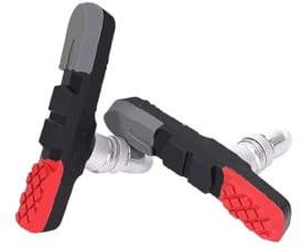 Motor-Roller LEBYCLE 10-1 Paar Rennrad-Bremsbeläge Schuhe V-Bremsbeläge MTB Mountainbike Bremsschuhe Block Langlebige Radfahren-Gummibremse Motor-Roller (Color : 5 Pairs)