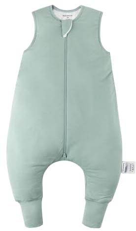 BubblePanda Rayon Made From Bamboo Toddler Sleep Sack with Feet 12-24 Months 2.5 Tog Winter Ultra Soft Warm Baby Sleep Bag Walker 1t-2t Quilted Thick Wearable Blanket with Legs 2-Way Zipper
