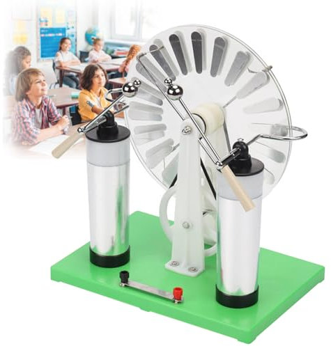 MTTXY Générateur Statique, générateur d'électricité à Induction électrostatique de Machine Statique de Laboratoire, expérience de Physique pour Les Aides pédagogiques