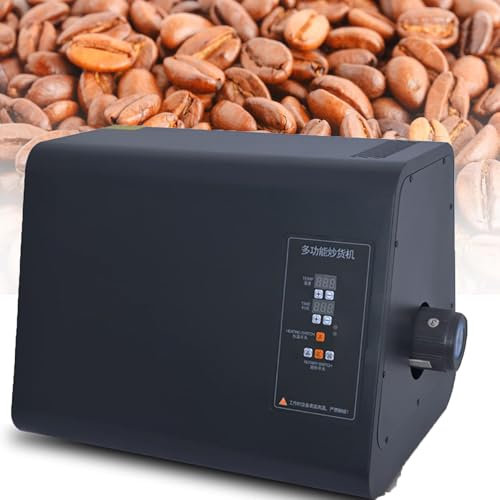 ZHIXUMM TorréFacteur De Café éLectrique TorréFacteur Commercial, TorréFacteur De Café à Tambour en Acier Inoxydable, pour La Cuisson Automatique à Domicile Et Commerciale