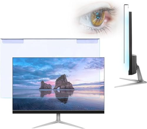 FLNOZAMZ Filtre d'écran de confidentialité pour Ordinateur 17-27 Pouces pour Moniteur Grand écran 16:9, Filtre de lumière Bleue Anti-éblouissement, Couverture de confidentialité (22 inch 16:10)