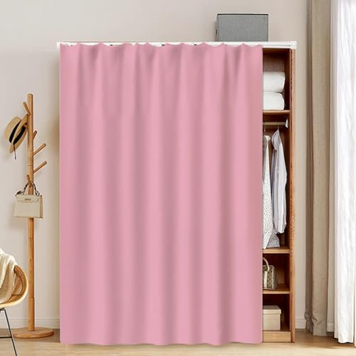 Dustproof Curtain for Shelves & Cabinets, Kitchen & Bathroom, Sliding Rail System, Protective Drapes, Elegant Shelf Covers, Versatile Wall Panels