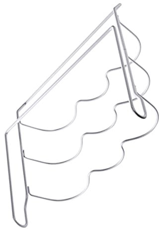 LIFKOME Beer Hanging Rack Iron Storage Shelf for Bottles and Cans White
