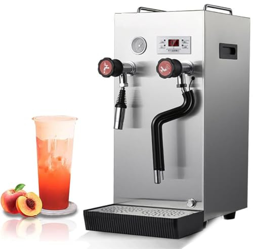 Montalatte, macchina automatica elettrica per caffè e tè a vapore da 2500 W, 8 l, per uso commerciale