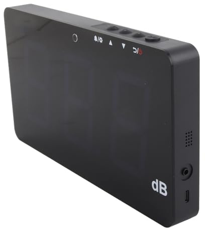 Cryfokt SW-525A Fonometro Parete LCD USB 30-130 DB per Casa e Viaggio