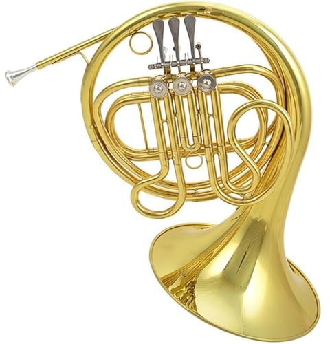 Anfänger-Waldhorn Lackiertes Gold F Waldhorn Messinginstrument