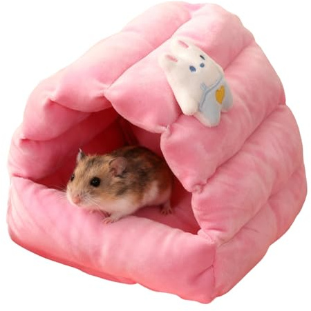 Hamsterhus | tuggsäker berikning varm grotta | chinchillasäng – för husdjur djur kanin chinchilla ekorre fåglar vinter iller