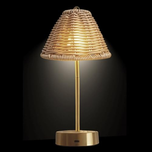 Lampes Rechargeables Sans Fil,3 Niveaux Lumière Vintage Portable USB Rechargeable - Lampe De Table Sur Batterie | Pour Chambre à Coucher Bureau Travail Artisanat Université Piano Dessin Soirée
