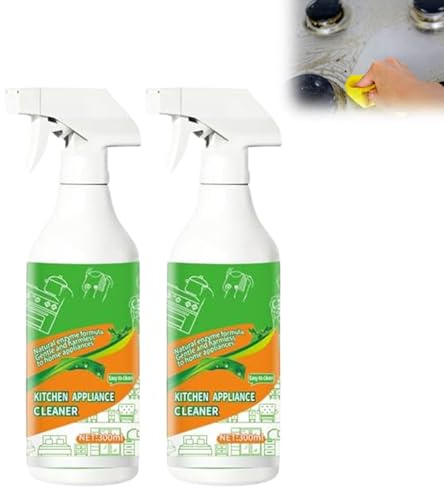 Fly Cleanse Spray, Natural Formula Kitchen Appliance Cleaner, Multi-Purpose Fly Cleaner, for Hold, Oven, Stove, Range Hood, Easy Cleaning Household Items (2 Bottle)