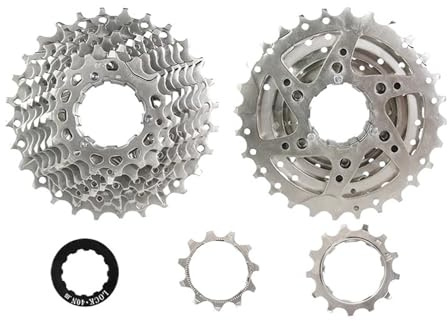 frihjulsavdragare kassett Passar till BUCKLOS cykelkassett 8/9-växlad frihjul för cykel 11-25T/28T/32T/34T/36T/40T landsväg mountainbike för HG navdel(9S 11-28T)