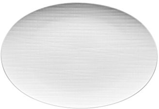 Rosenthal 11770-800001-12734 Mesh Platte, oval, 34 cm, weiß