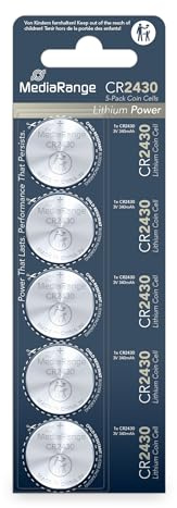 MediaRange MRBAT137 batería no-recargable - Pilas (Litio, Button/coin, 3 V, 2,4 cm, 2,4 cm, 3 mm) - 5 Unidades