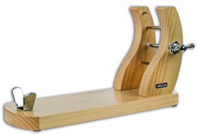 Arcos Accessoires - Ham Holder - Metallic Ironworks 500x280x180 mm 20x11x7 - Natural Colour Lacquered Pine Wood Brown Color