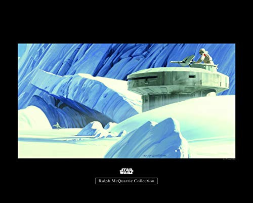 Komar Wandbild | Star Wars Classic RMQ Hoth Echo Base | Kinderzimmer, Jugendzimmer, Dekoration, Kunstdruck | ohne Rahmen | WB146-50x40 | Größe: 50 x 40 cm (Breite x Höhe)