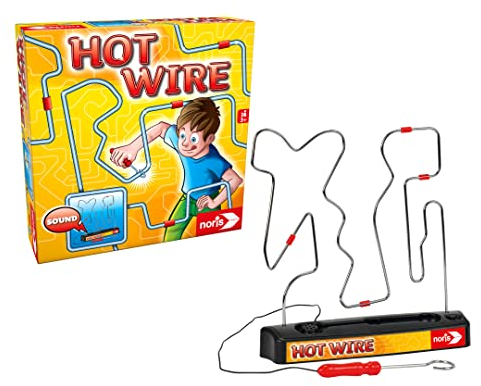 Noris 606060172 - Hot Wire, the well-known skill game for the whole family (batteries not included in the game), from 3 years