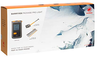 Mammut Barryvox Package Pro Light, Black, Avalanche Safety Equipment