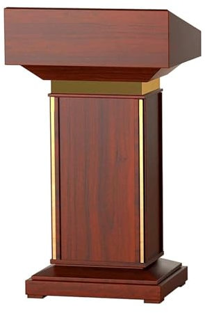 Roedax Rednerpult Luxuriöse Rednerpulte aus Holz mit geräumigem Schreibtisch und offenem Stauraum. Podien, Kanzeln für Kirchen, Lehrerpodien Mode