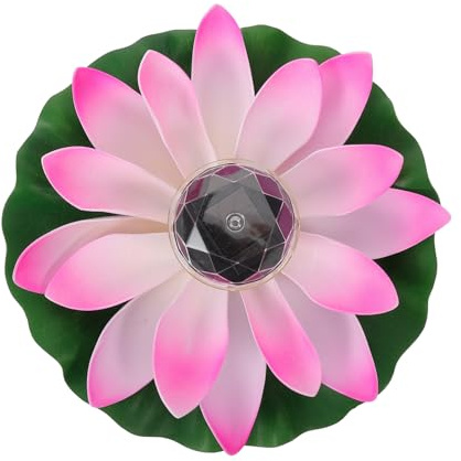 Artibetter Lot De 3 Lampes LED Solaires pour Bassin De Lotus Imperméables Décoratives pour Jardin Extérieur Fontaine Nénuphars Fonction Aléatoire