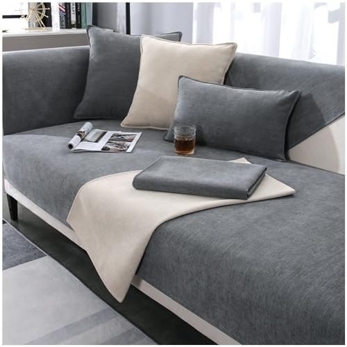 NUODWELL Sofa Cover 1/2/3/4 Seater, Non-Slip Corner L Shape Sofa Slipcovers
