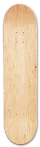 Planche de Skateboard Encastrée en Planche D'érable | 8 Pouces 8 Couches Érable Blank Double Concave Skateboards | Patin À roulettes Naturel Planche | Skateboard/Art Deck Planches de Vierges