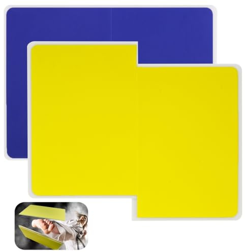 Chewtoyo 2 Sizes for Different Levels, 2Pcs Target Martial Arts Boards Punching Rebreakable Taekwondo Training Karate Boards Breaking Boards, Eva with for Foam Kids & Cover, Adults,
