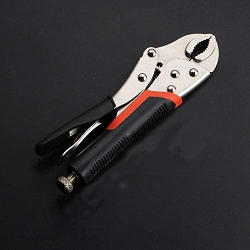 Set di pinze autobloccanti combinate per riparazioni professionali fai da te, pinze di bloccaggio Mole Grips Pinze autobloccanti resistenti regolabili tipo C con ganasce curve per condotte elettrich