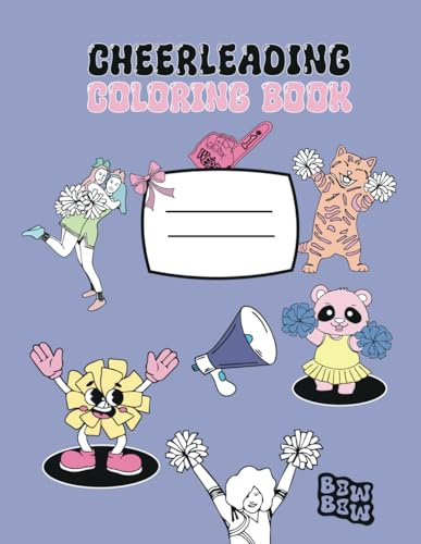 Cheerleading Coloring Book