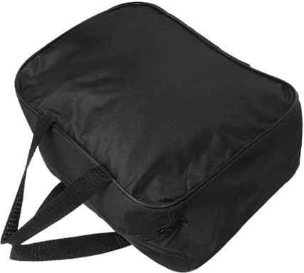 MUCKLILY Bolsa Portátil de Tejido para Bomba de Neumáticos de Coche, Bolsa de Herramientas Plegable Protección para Inflador de Ruedas y Almacenamiento Seguro
