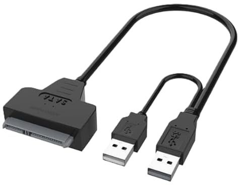 T-ProTek Câble adaptateur SATA vers USB pour PNY SSD7CS900-2TB-RB SSD 2 To 2,5