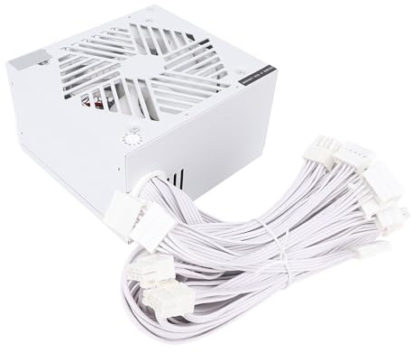 GOWENIC Fuente de Alimentación ATX de Alto Rendimiento para Computadora de Escritorio, Mecanismos de Seguridad para 10 Usuarios, 700W