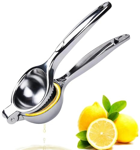 Brysalis Prensa Manual para Cítricos, Exprimidor Limon Manual Profesional, Aluminio Exprimidor de Frutas, Lime Herramienta Exprimidor, 7 cm de Diámetro, para Limon Naranjas, para Naranja, Limón