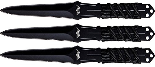 Uzi Herren Messer Uzi Wurfmesser-Set, 3-teilig- ab 18 Jahre, schwarz, 15, 2cm, 135000