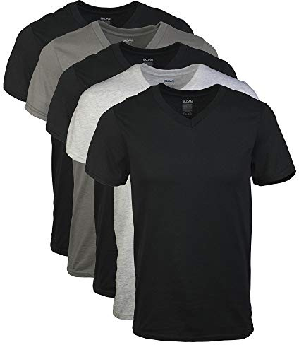Gildan V-Neck T-Shirts Multipack Ropa Interior Hombre (Pack de 6)