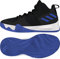 adidas Herren Explosive Flash Basketballschuhe, Schwarz (Negbás/Azalre 000)