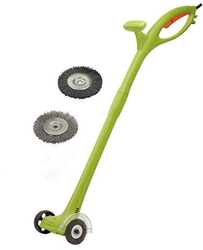 Garden Gear Electric Weed Sweeper Clears Drives Patios and Paving of Weeds Moss and Dirt - 140 Watts (Weed Sweeper & 4 Brushes)