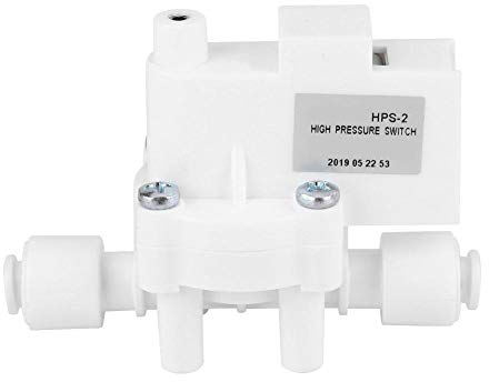Jadeshay Pressostato di Alta Pressione,1/4 DC 24V 0,25MPa Pressostato Pompa Acqua per Depuratore Acqua Osmosi Inversa e Sistema Ad Osmosi Inversa Serbatoio di Acqua Depuratore e Pompa ad Acqua