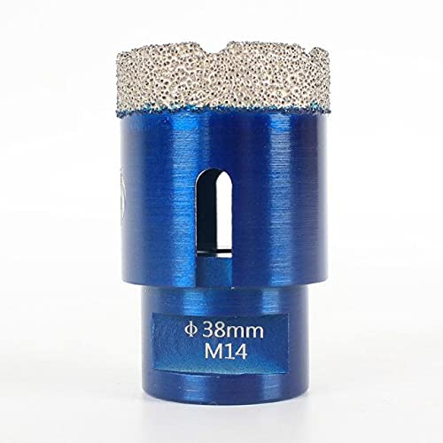 Raizi Vacuum Brazed Diamond Core Drill Bit Diamond Hole Saw for Porcelain Tile, Ceramic, Granite,Marble, Stone& Concrete (38mm)