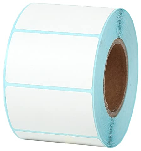 Etiketten Selbstklebend 800 Stück Thermo Etiketten Selbstklebend Haushaltsetiketten Rollen Universal für Das Büro Küche Drucker 5 x 3cm (1 Rollen)