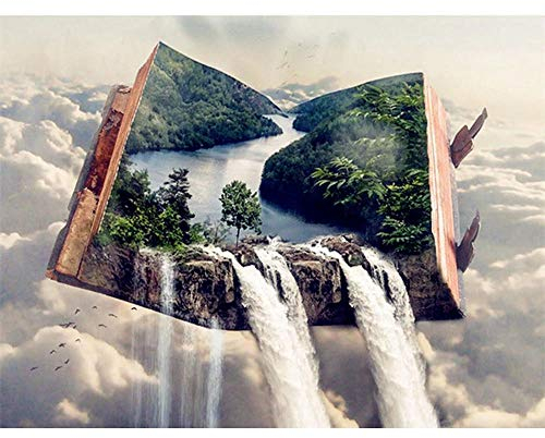 Puzzle 5000 Teile, Landschaft am Himmel Impossible Puzzle, Geschicklichkeitsspiel für die ganze Familie, farbenfrohes Legespiel, Erwachsenenpuzzle ab 14 Jahren-61.61x41.53 Zoll (156.5 x 105.5cm)