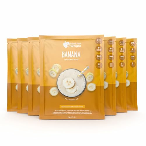 7x Banana High Protein Meal Replacement Diet Shakes - Shake That Weight