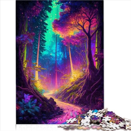 Erwachsenenpuzzle Wizzard Land, 1000-teiliges Papppuzzle für Erwachsene und Kinder, herausfordernde Spielgröße (26 x 38 cm)