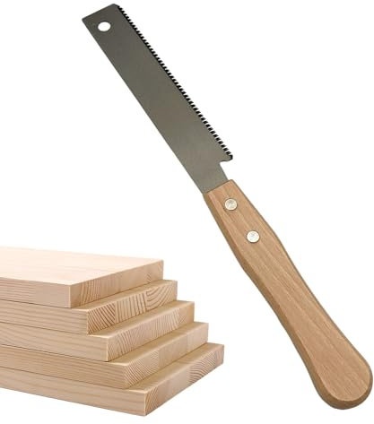 Tedious Scie à Main Japonaise, scie à Bois Japonaise | Scie à Coupe affleurante Scie à Main pour Le Travail du Bois à Double Tranchant | Scie à Main Japonaise pour Le Travail du Bois, Coupe Fine et