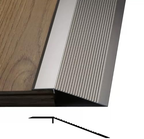 KGAILL Aluminium Übergangsprofil Abdeckleisten für Fußböden Bodenübergangsstreifen Höhenausgleich 8-40mm Ausgleichsprofil Boden ÜBergangsleiste (Color : Purple gold, Size : 3pcs)